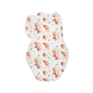 Embe Babies 2-Way Swaddle in Blush Blossom